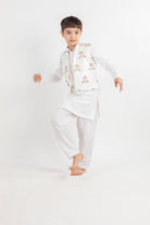 White Bird Kurta Jacket Set - CiceroniMr. Brat