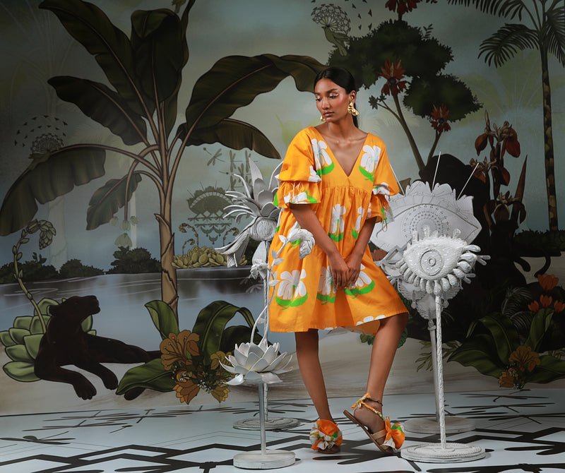 White Hawaiin Dress - CiceroniDressesEkastories