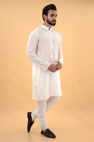 White Kurta - CiceroniKurtaHouse Of K.C