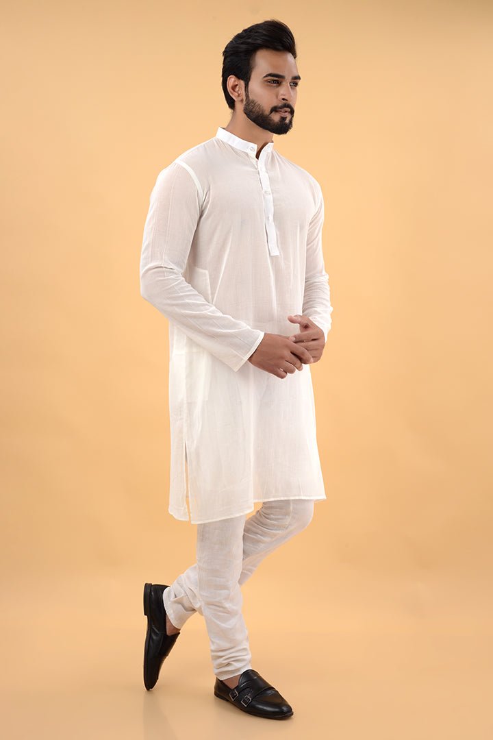 White Kurta - CiceroniKurtaHouse Of K.C