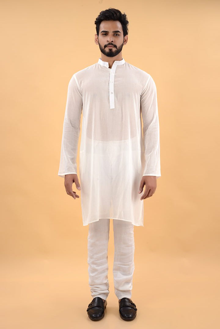 White Kurta - CiceroniKurtaHouse Of K.C