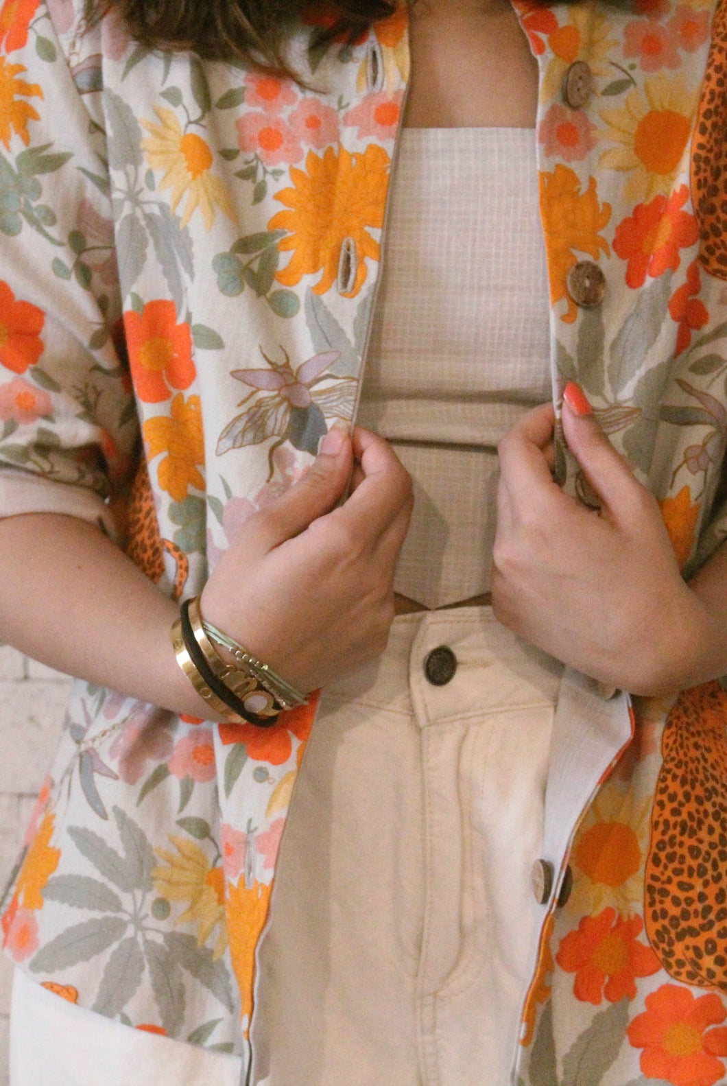 White Reversible Shirt - CiceroniLabel Sugar