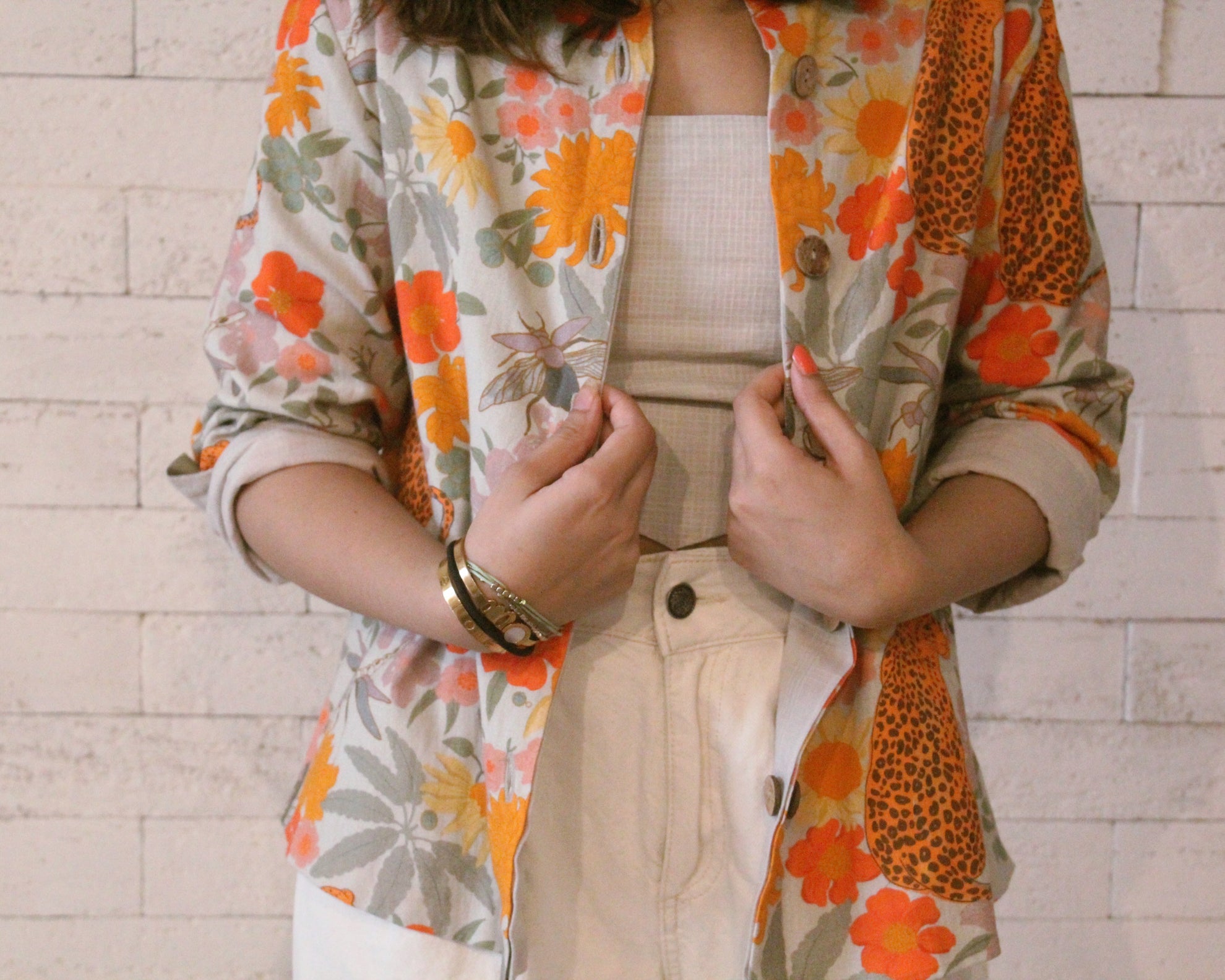 White Reversible Shirt - CiceroniLabel Sugar