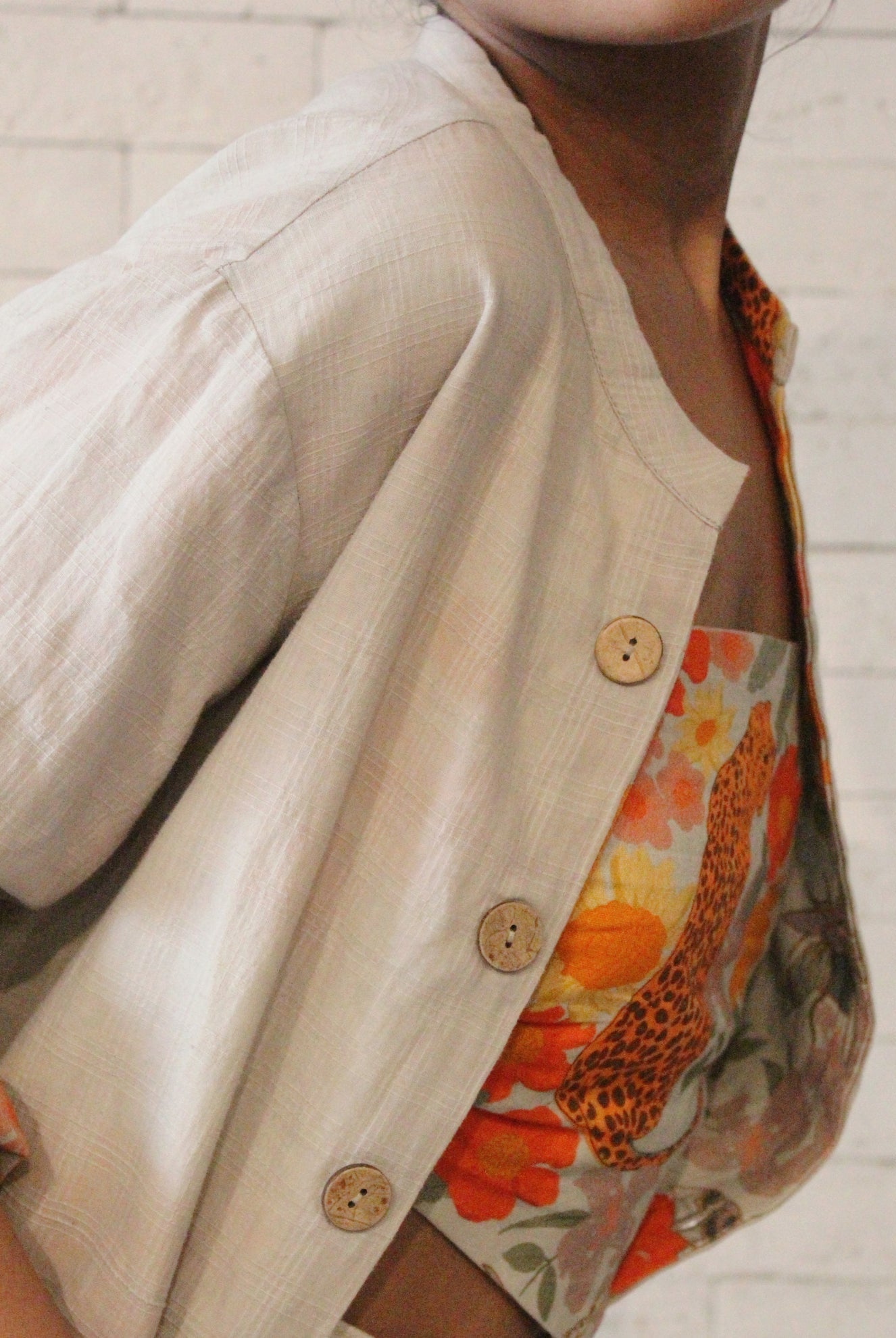 White Reversible Shirt - CiceroniLabel Sugar