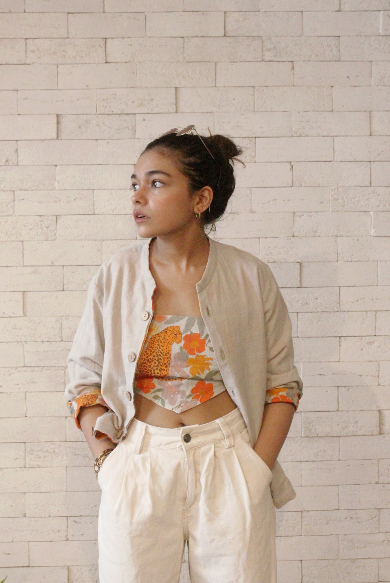 White Reversible Shirt - CiceroniLabel Sugar