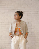 White Reversible Shirt - CiceroniLabel Sugar