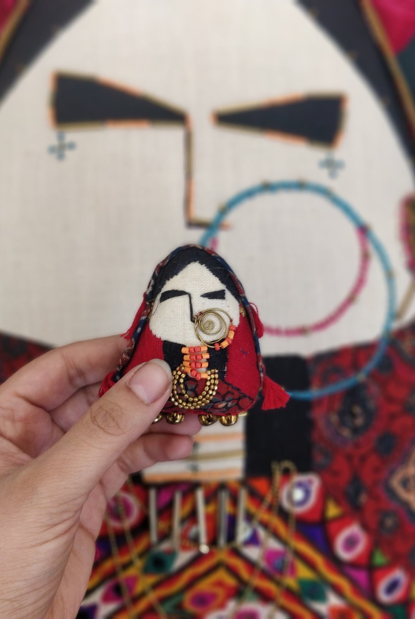 Woman of Kutch Brooch Pin - CiceroniD I T I