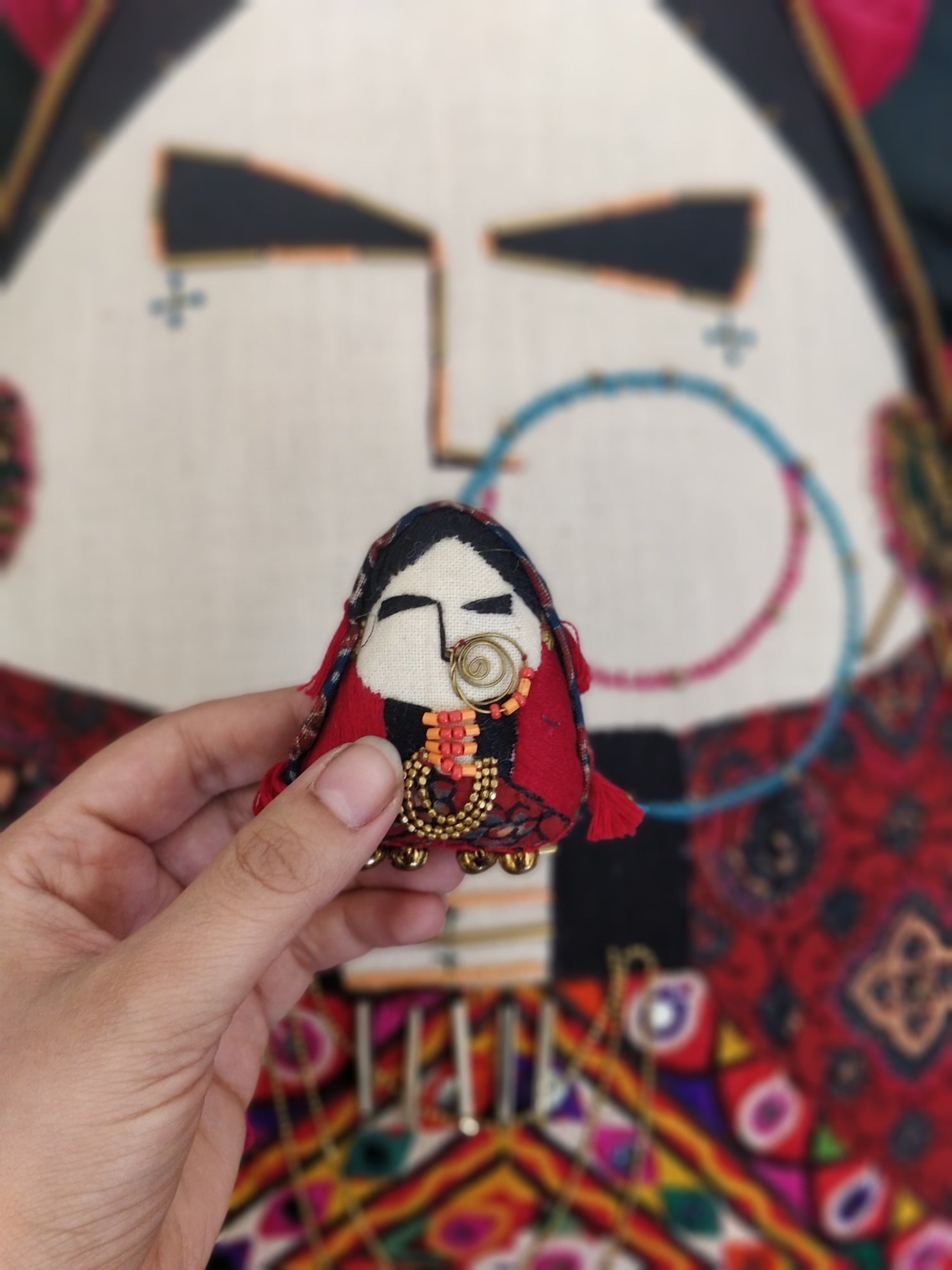 Woman of Kutch Brooch Pin - CiceroniD I T I