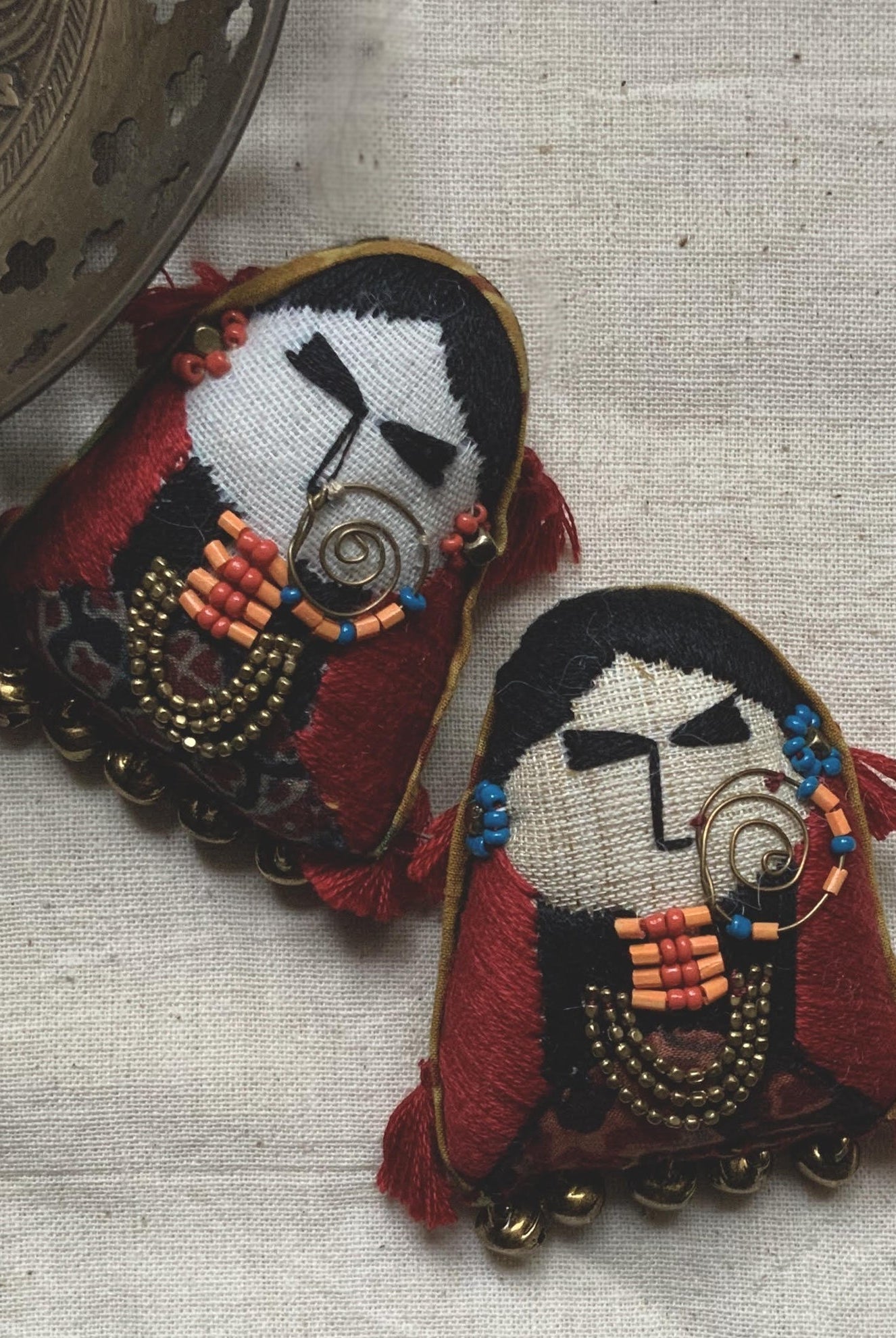 Woman of Kutch Brooch Pin - CiceroniD I T I