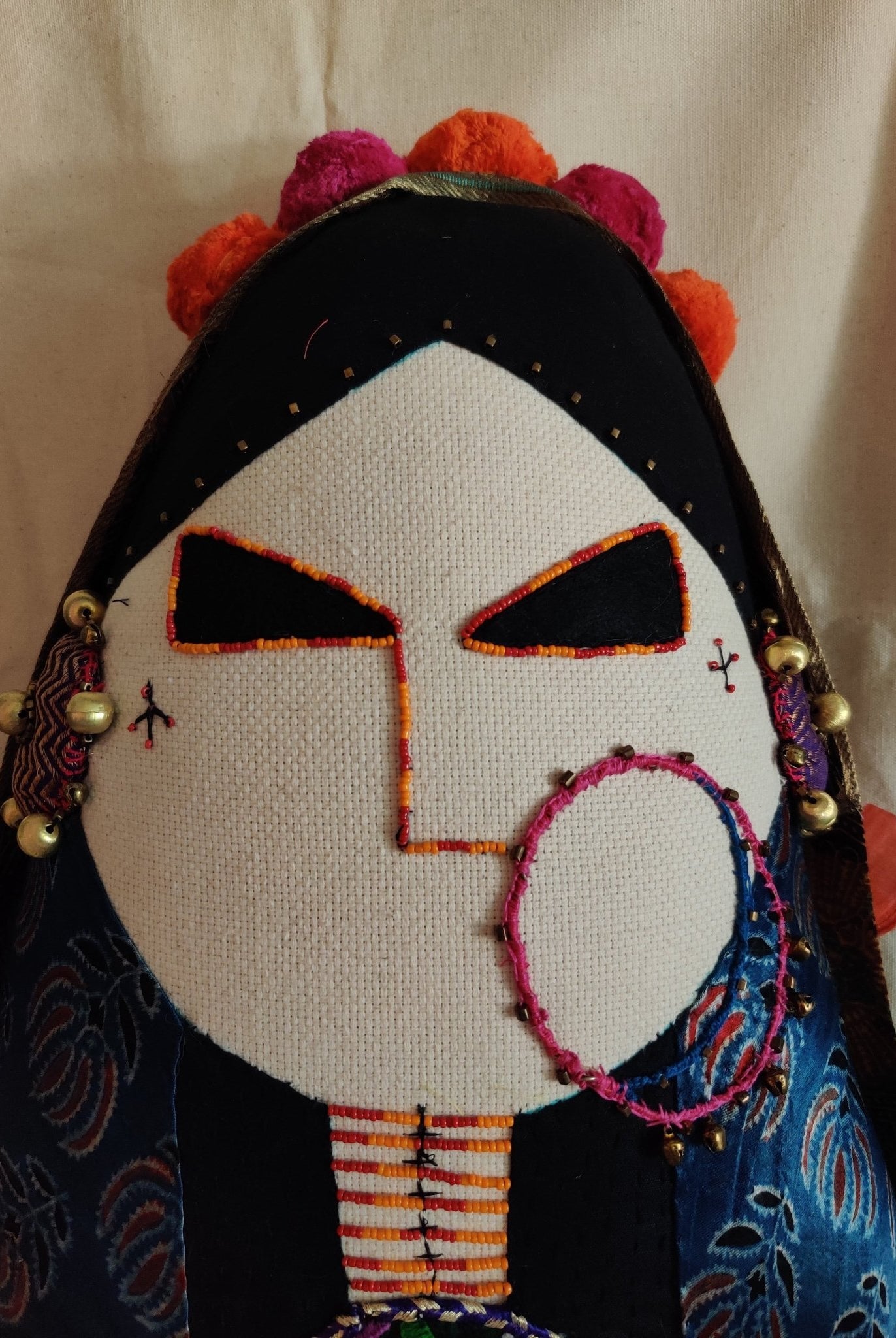 Woman of Kutch Cushion - CiceroniCushionD I T I