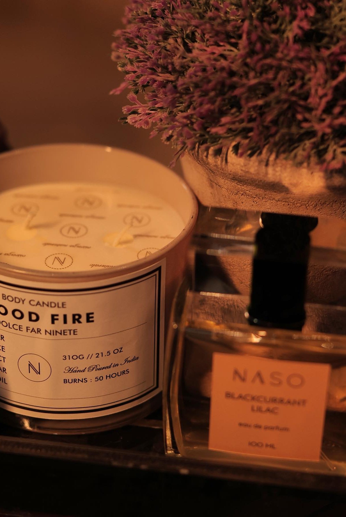 Wood Fire Body Candle - CiceroniCandleNASO