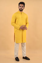 Yellow Kurta - CiceroniKurtaHouse Of K.C