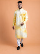 Yellow Shibori Kurta - CiceroniKurtaHouse Of K.C