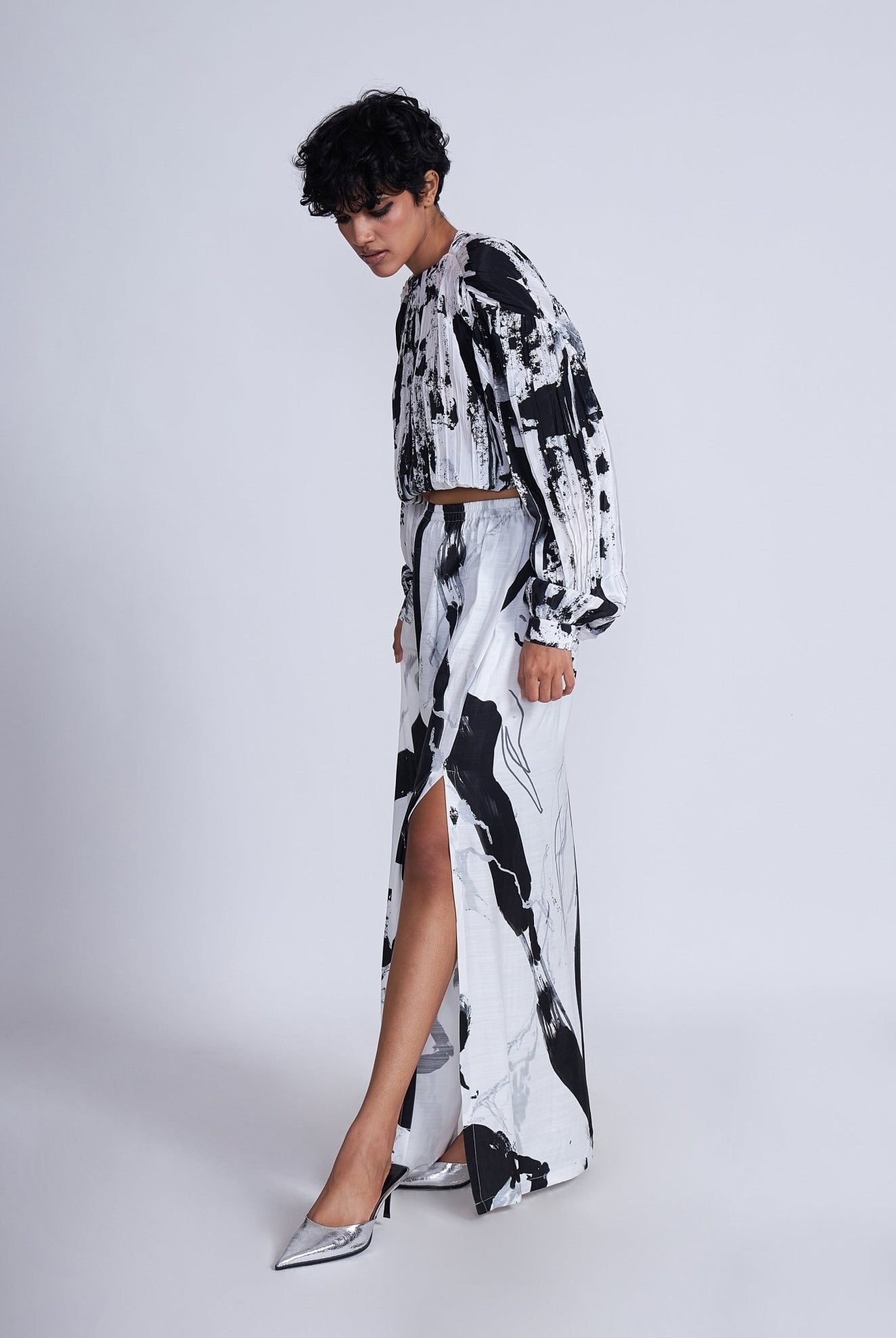 Yuki A-line Skirt - CiceroniSkirtsAdvait