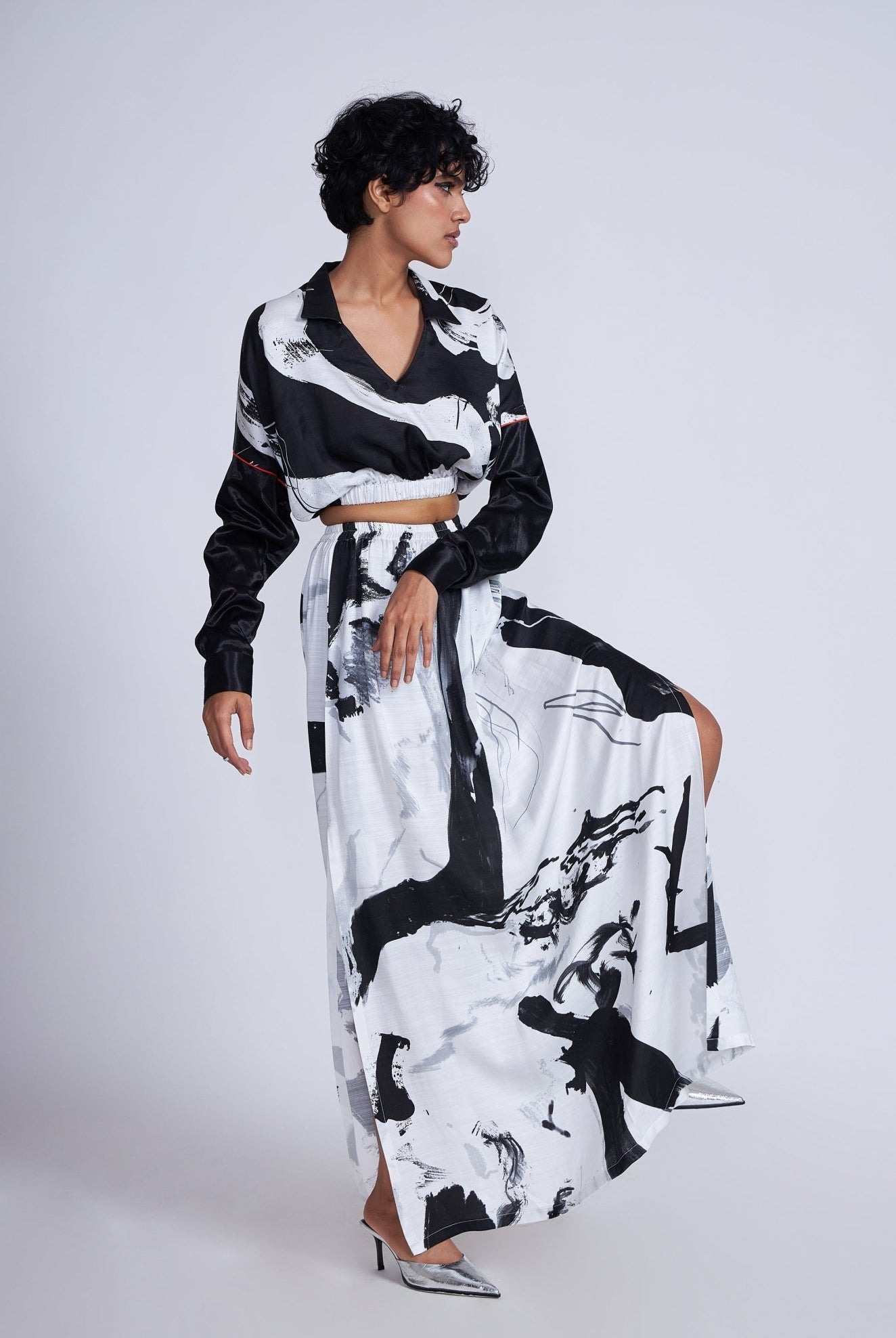 Yuki A-line Skirt - CiceroniSkirtsAdvait