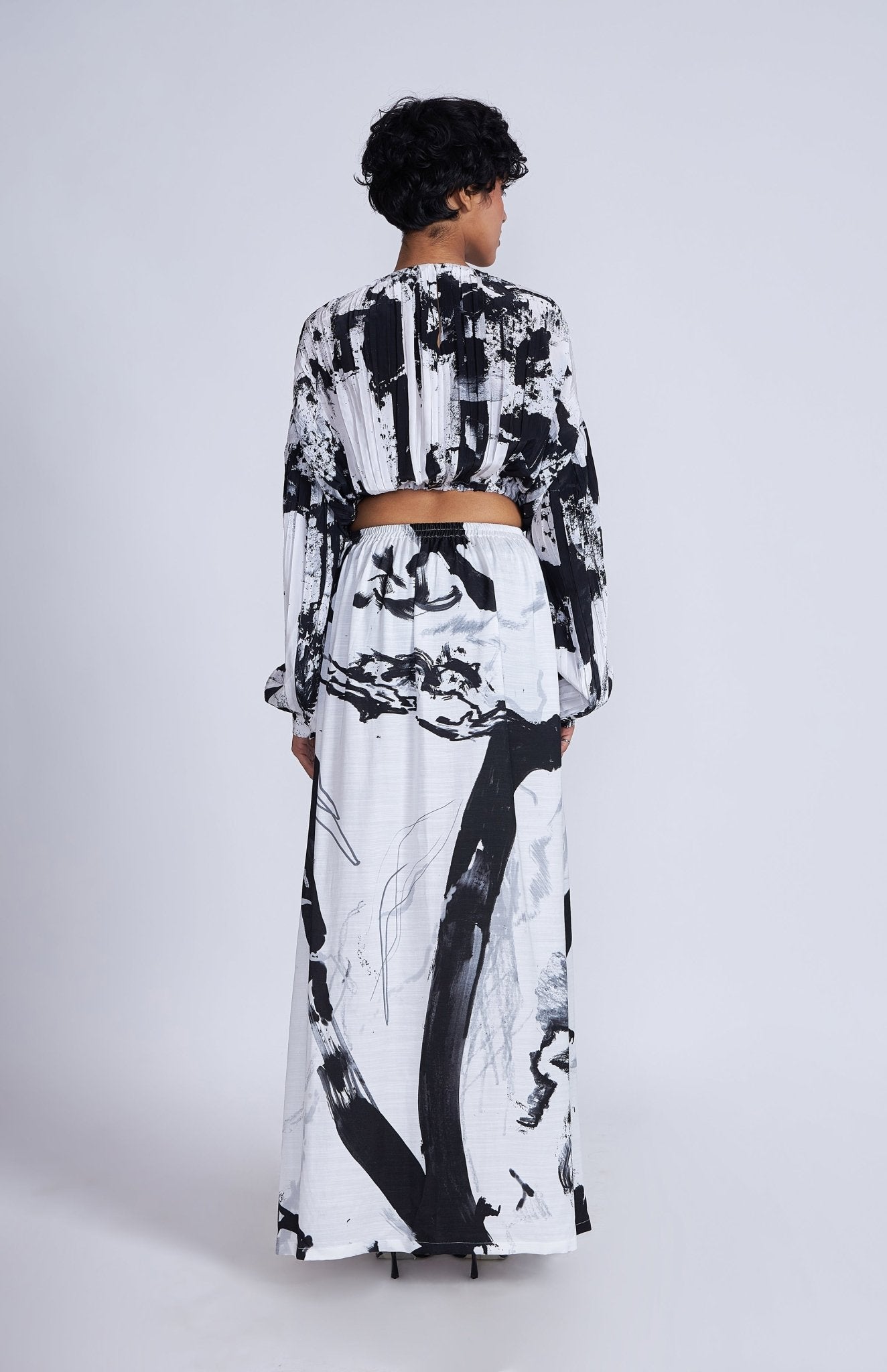 Yuki A-line Skirt - CiceroniSkirtsAdvait