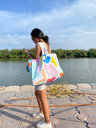 Zanzibar Large Tote in Multi Camo - CiceroniHappi Space