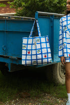 Zanzibar Large Tote in Picnic Check Print - CiceroniTote BagHappi Space