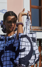 Zanzibar Large Tote in Yin Yang Print - CiceroniHappi Space