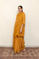 Zareen Gharara Set - Mustard - CiceroniKurta Set, Festive wearNirjara