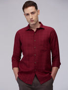 100% Linen Check Shirt - CiceroniMen Shirtsbhrāta