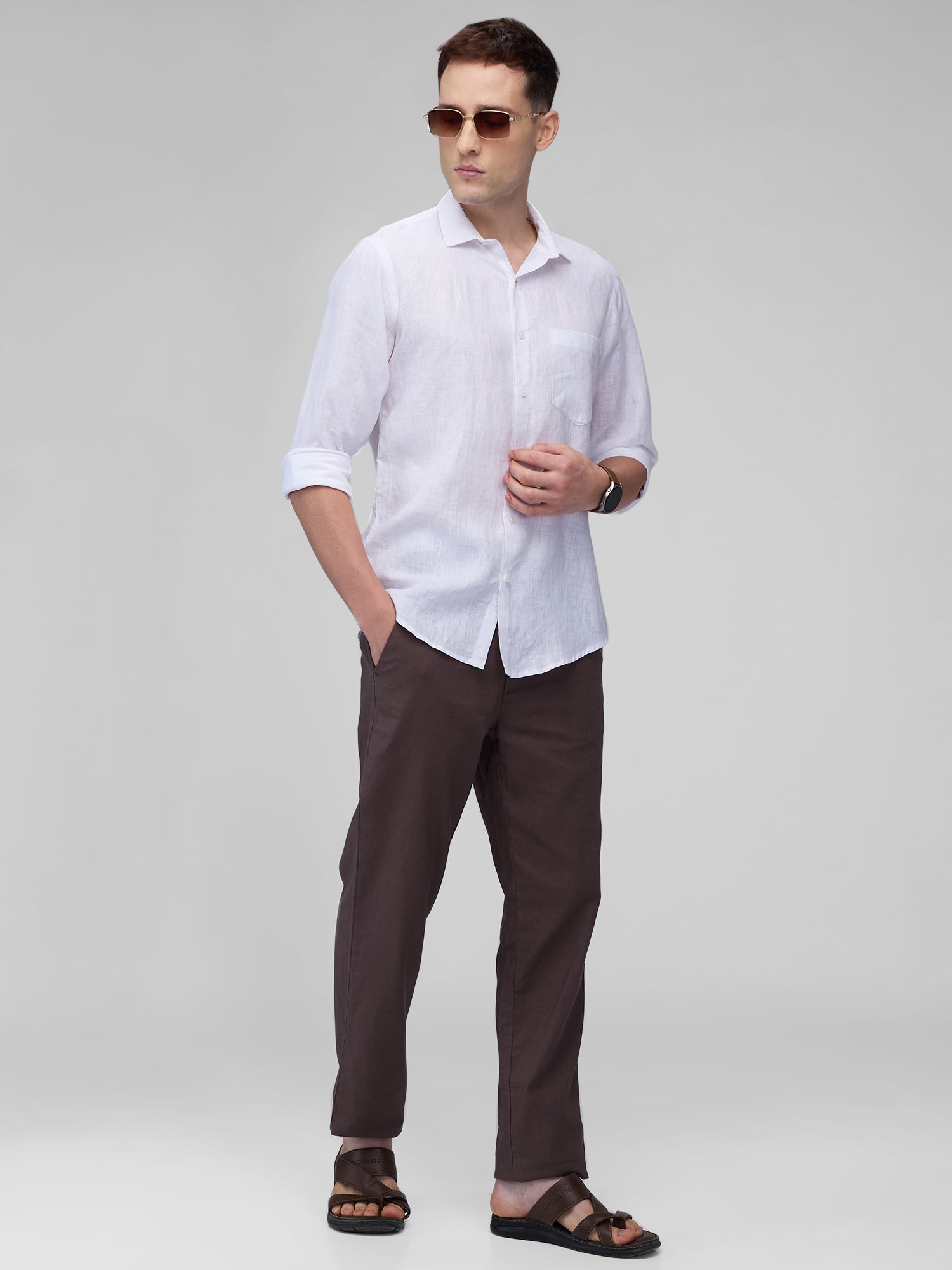 100% Linen Classic Shirt - CiceroniMen Shirtsbhrāta