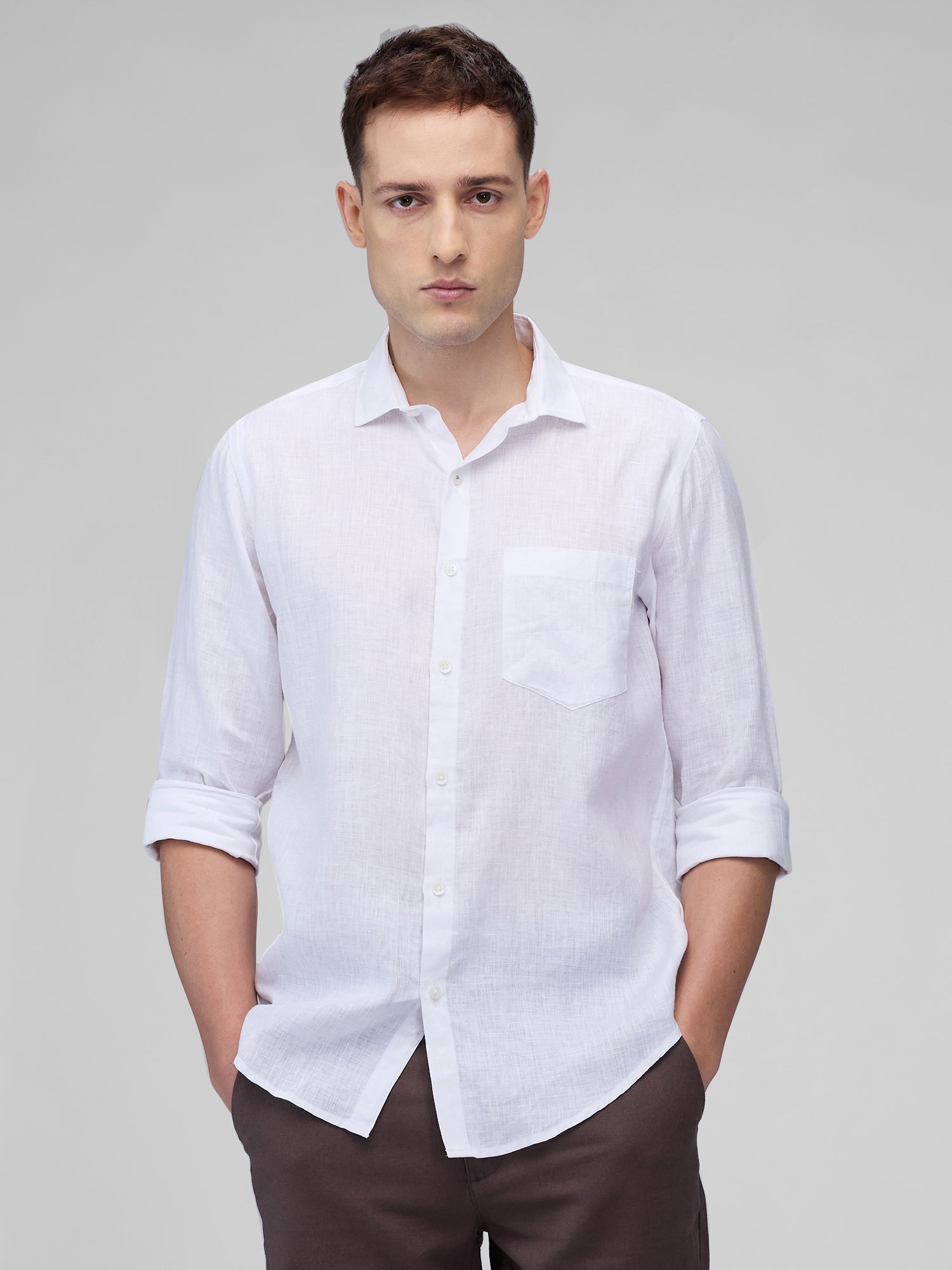 100% Linen Classic Shirt - CiceroniMen Shirtsbhrāta