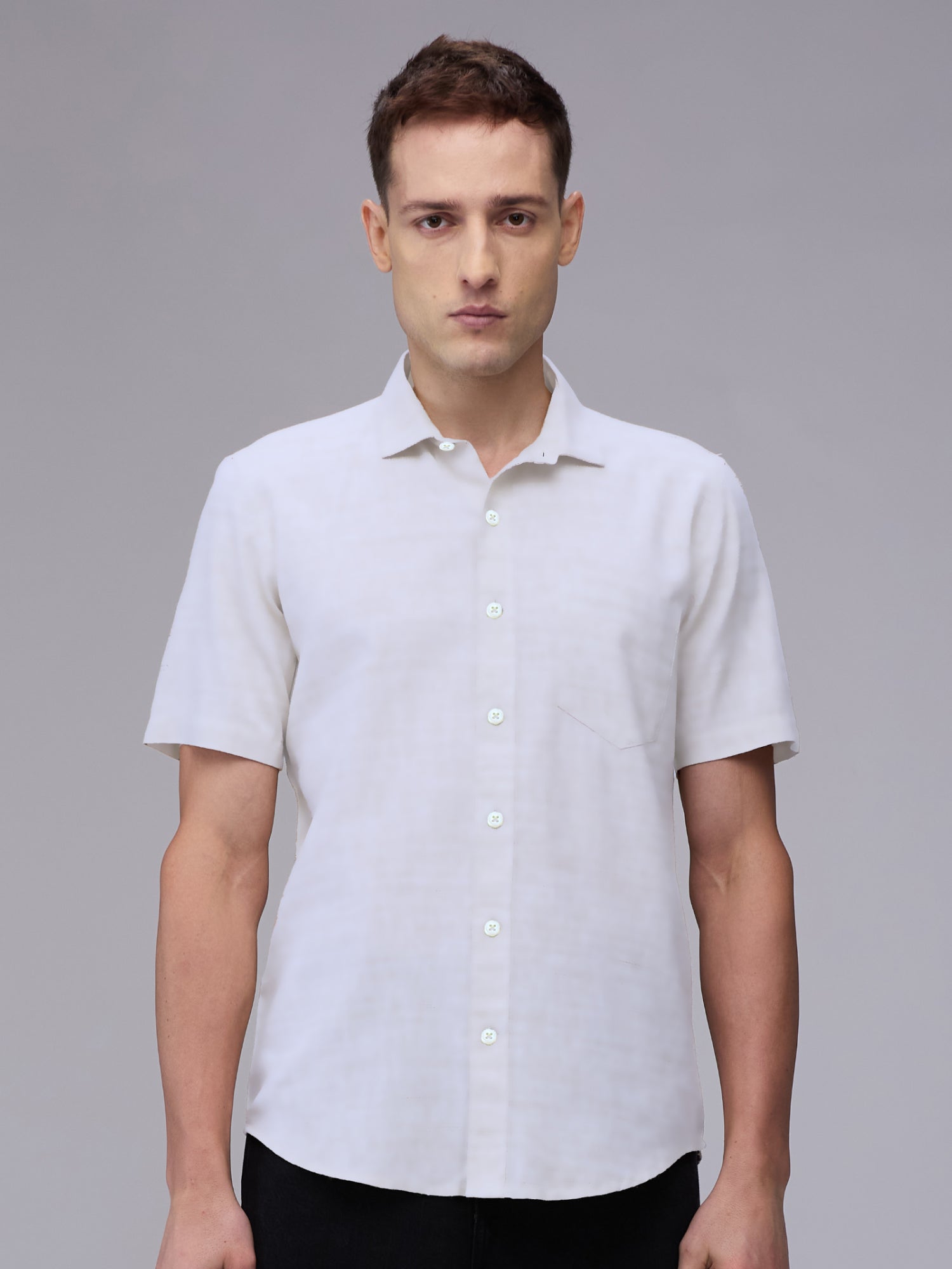 100% Linen Half Sleeve Shirt - CiceroniMen Shirtsbhrāta