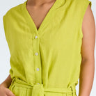 Accent Green Playsuit - CiceroniJumpsuitSelfish Clarity