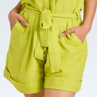 Accent Green Playsuit - CiceroniJumpsuitSelfish Clarity