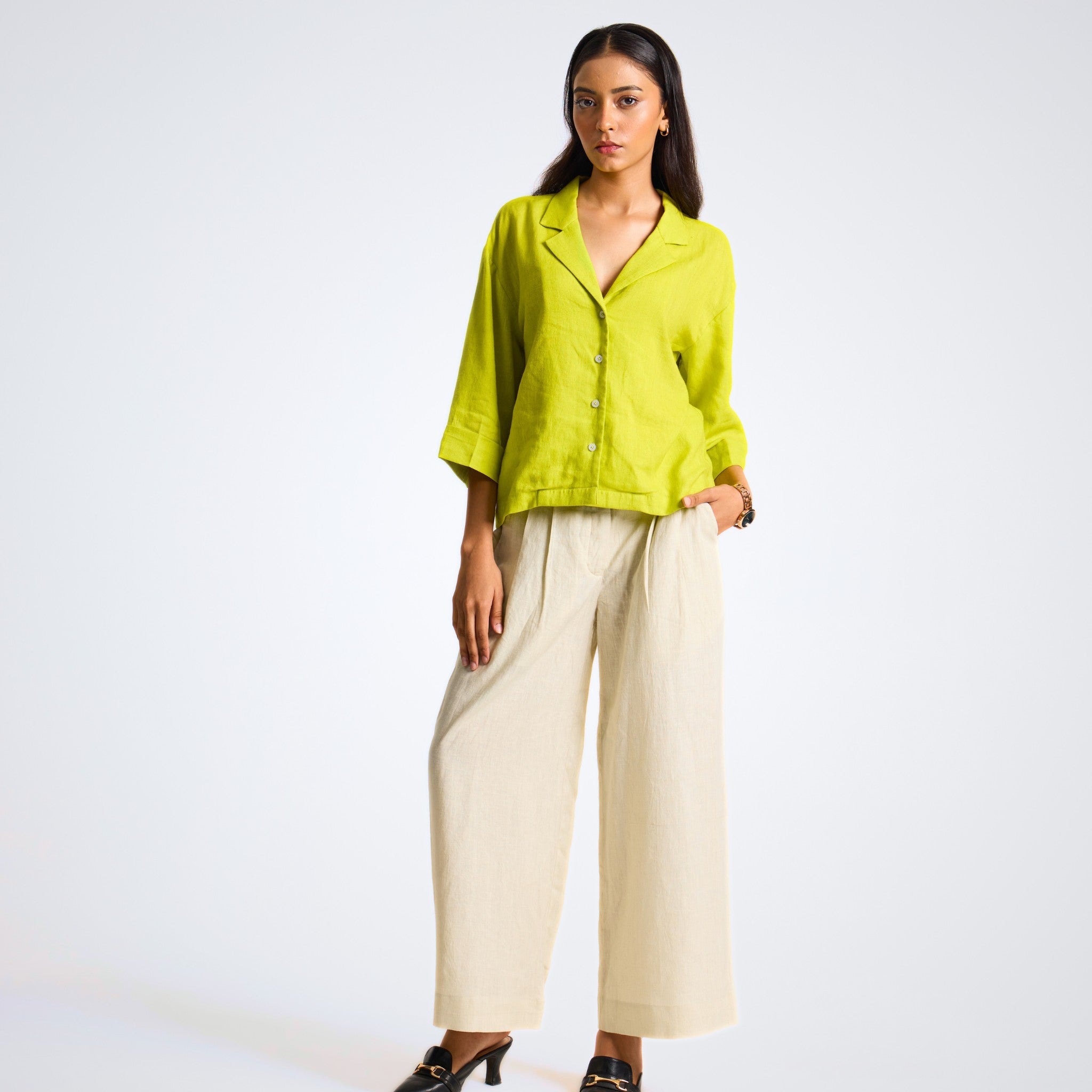 Accent Green Shirt - CiceroniWomen ShirtsSelfish Clarity