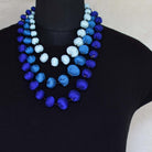 Aditi neckpiece - Blue - CiceroniNecklacePaulami