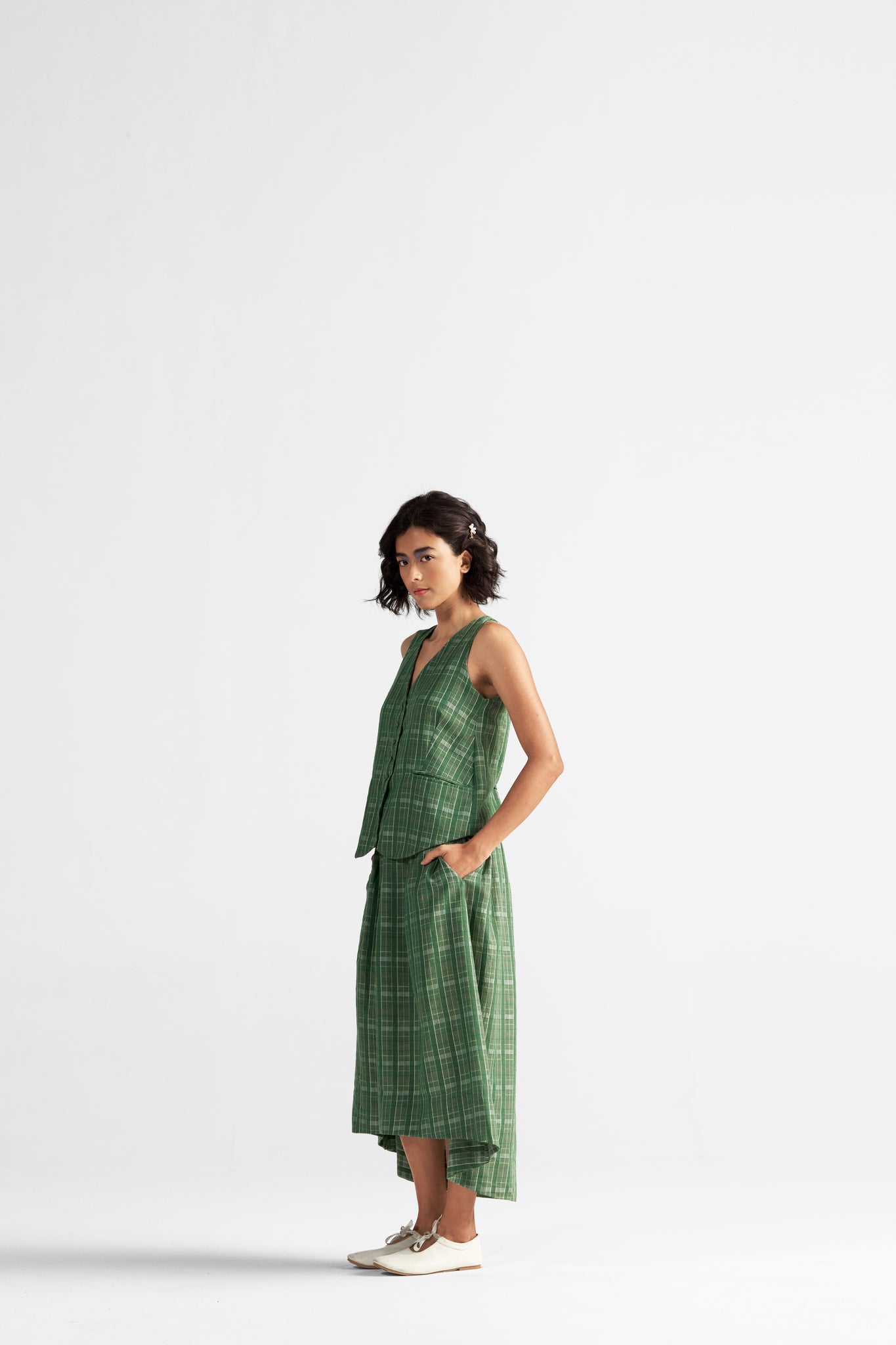 Afternoon Affair - Cotton Checks - CiceroniDressesPaeony