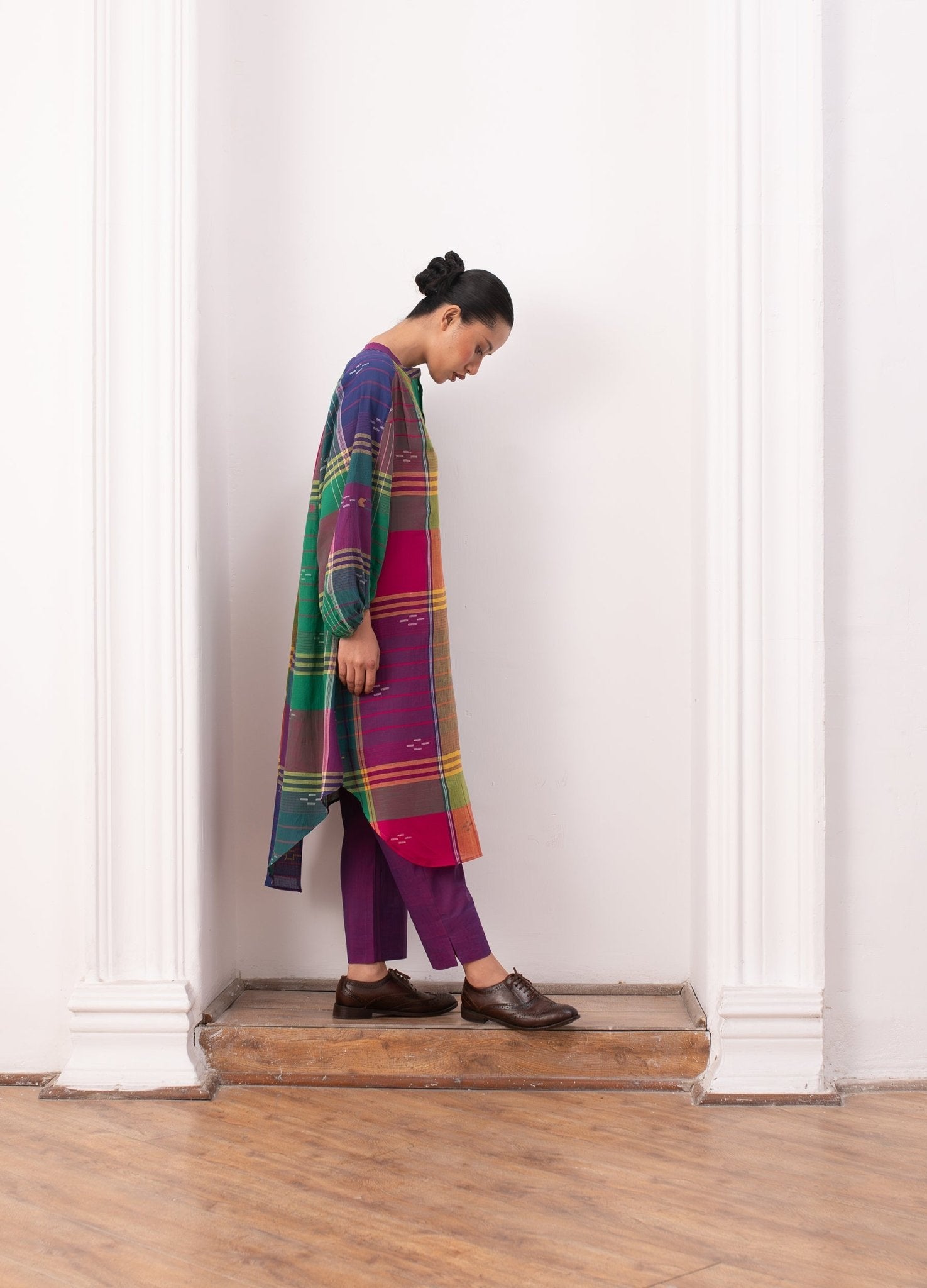 Agnes Jamdani Set - Madras Checks - CiceroniKurta Set, Everyday WearHiranya