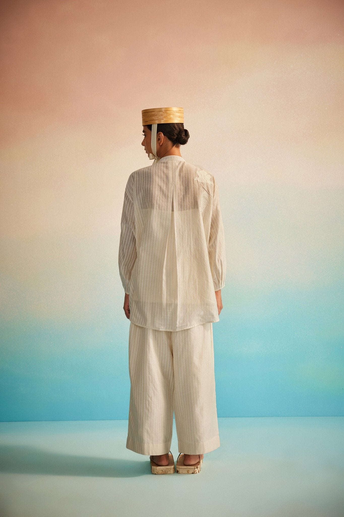 Akai Ito Mandarin Shirt Set - CiceroniCo - ord SetAhmev