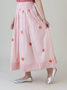 Akami Pink Skirt - CiceroniSkirtsShades of India