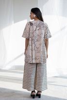 Alabaster Safari Trace Short Tunic - CiceroniTunicsSilai Studio