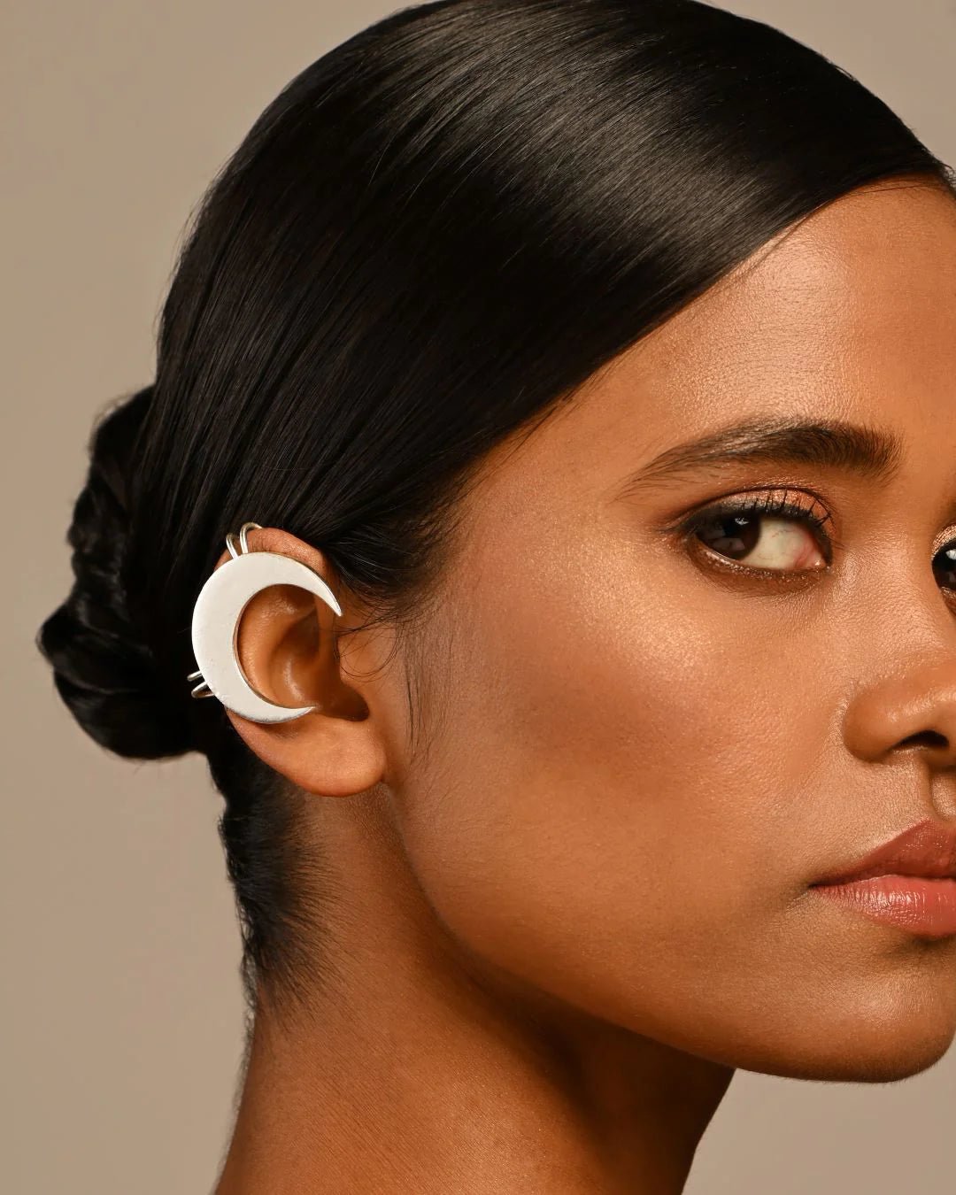 Alina Ear Cuff - Silver - CiceroniEarringsBatoki