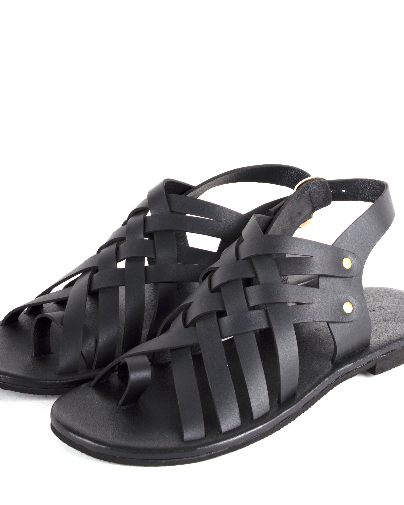 All - Strap Leather Men's Sandals - CiceroniSandalsSlomotion