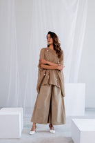 Almond Mesh Kaftan - CiceroniTopsSilai Studio
