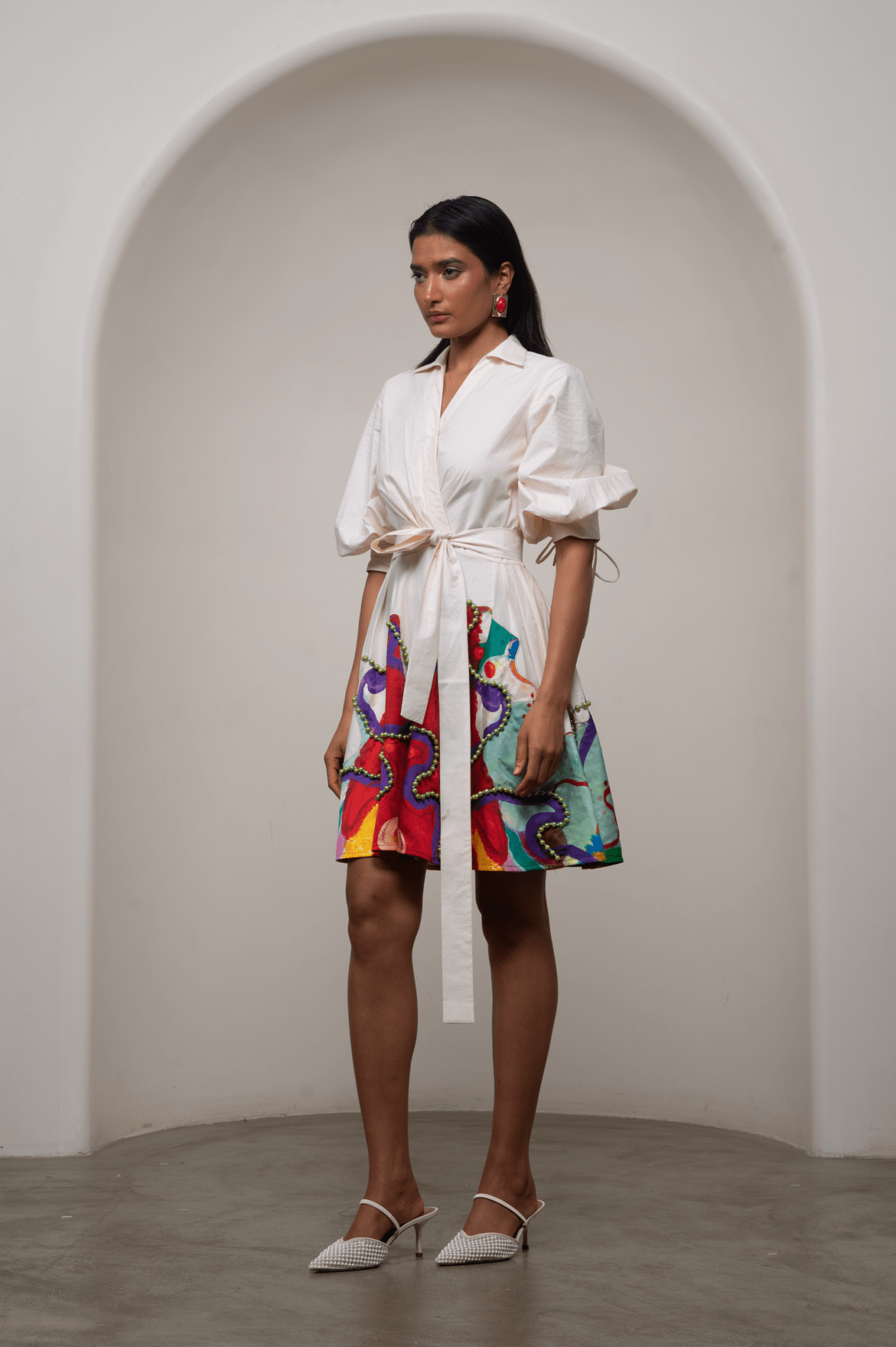Alya Tie-Up Dress - CiceroniDressesAdvait