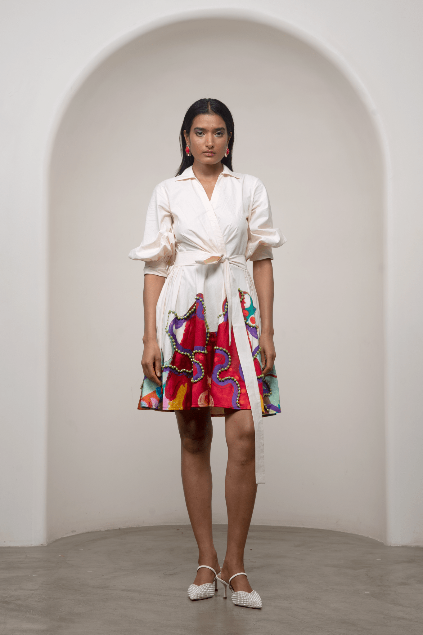 Alya Tie-Up Dress - CiceroniDressesAdvait