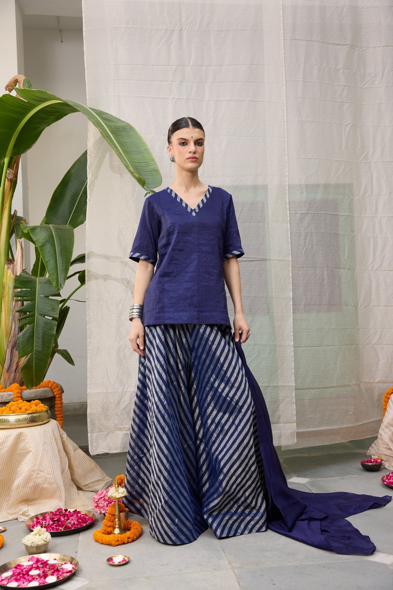 Amala Kurta - Blue - CiceroniKurta, Festive WearRAAS Life