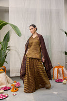 Amala Set - Brown and Gold - CiceroniKurta Set, Festive WearRAAS Life