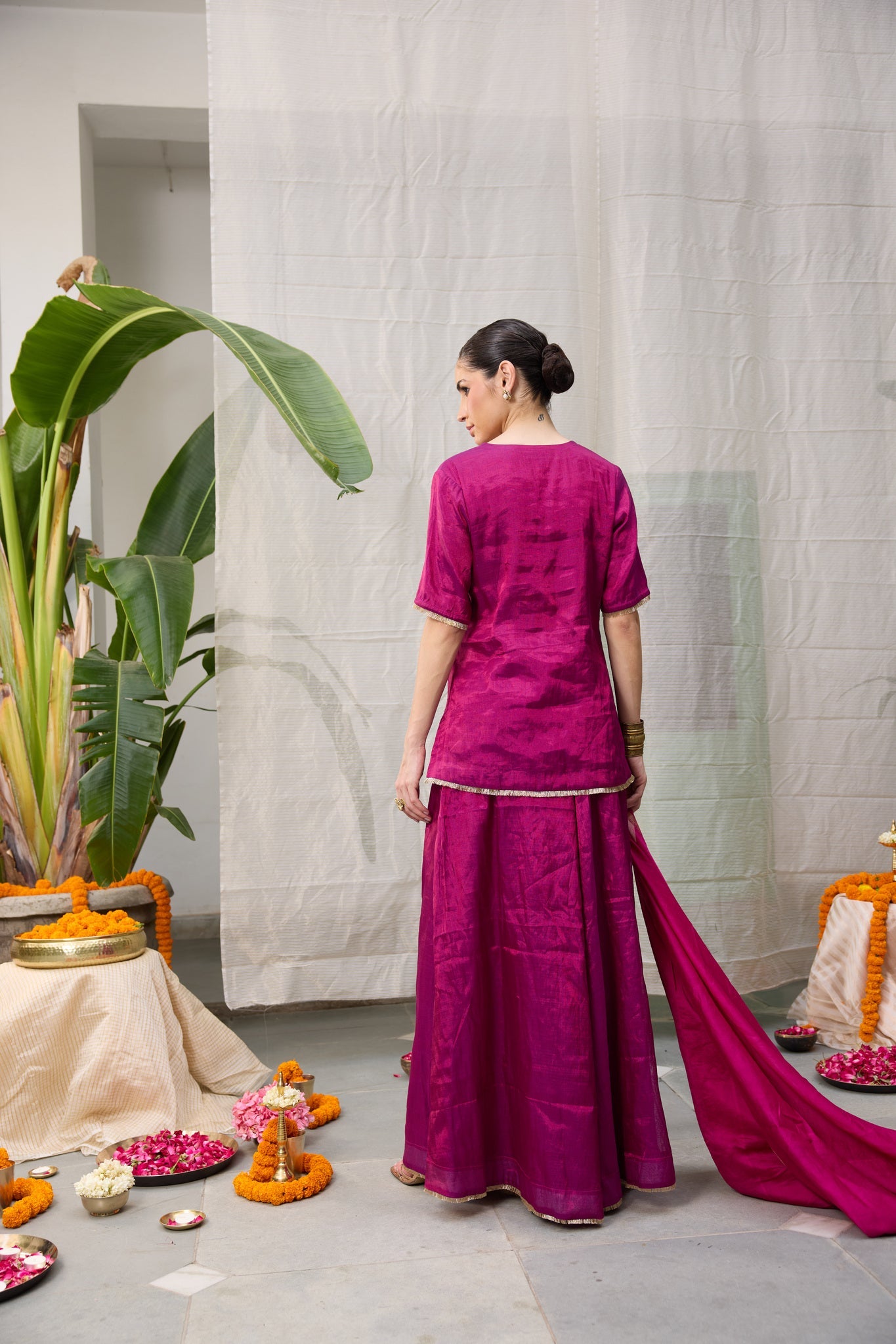 Amala Set - Magenta Pink - CiceroniKurta Set, Festive WearRAAS Life