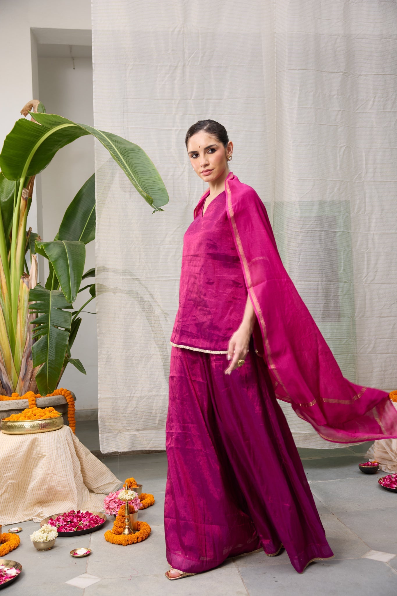 Amala Set - Magenta Pink - CiceroniKurta Set, Festive WearRAAS Life