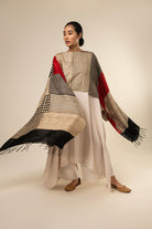 Amalgamation Tussar Peace Silk 4 in 1 Cape - CiceroniCapeAeshaane