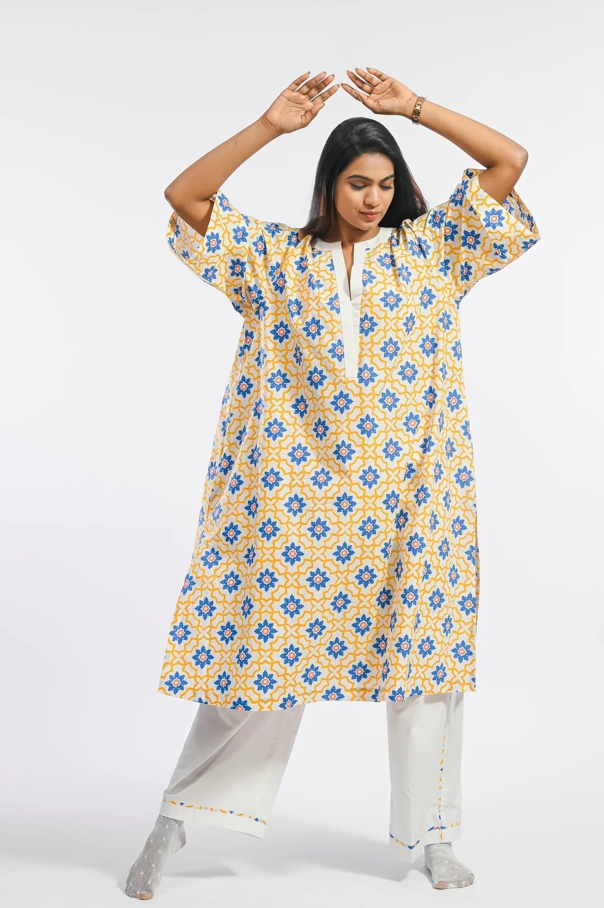 Amarelo Mosiac Kurta - CiceroniKurta, Everyday WearPrachi Kamat