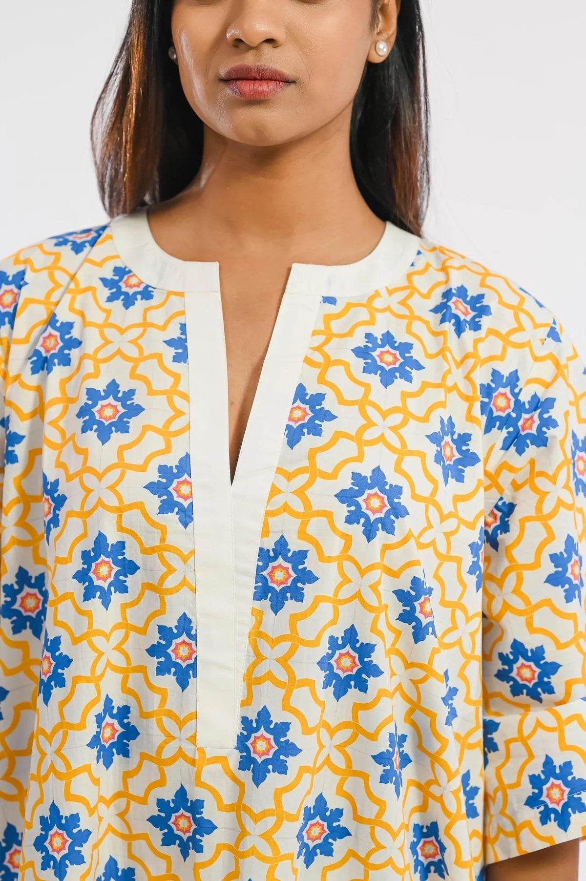 Amarelo Mosiac Kurta - CiceroniKurta, Everyday WearPrachi Kamat