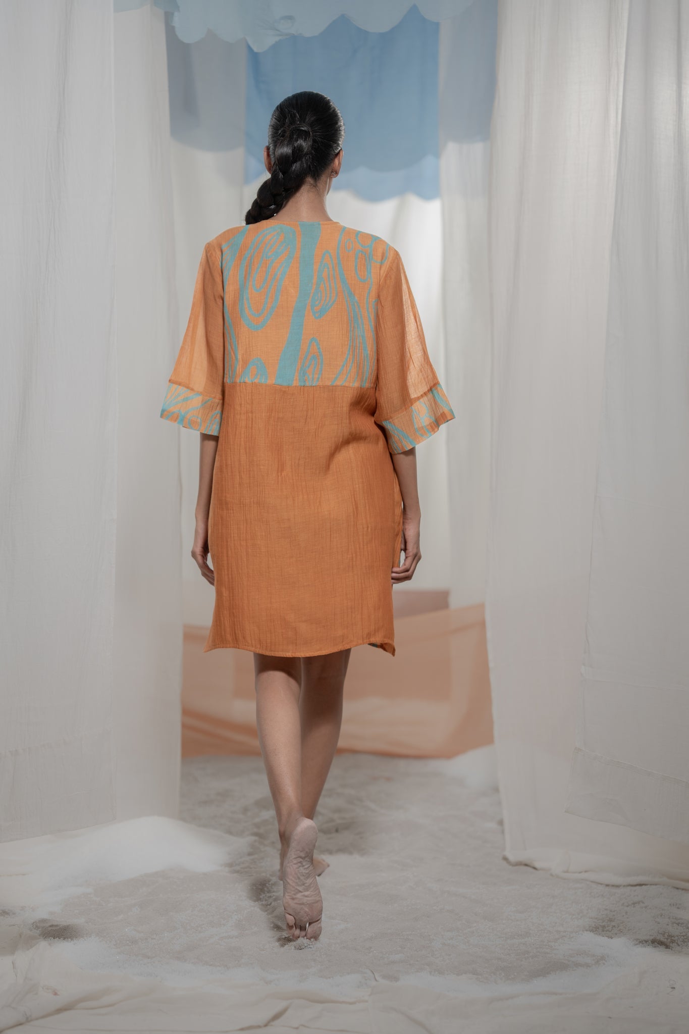 Amber Flow Patch Tuinc - CiceroniTunicsAmoda - Essence Of India